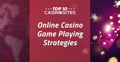 Online Casino Strategie 2024 .